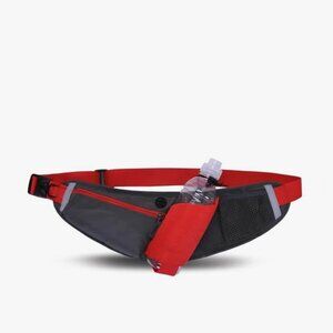 Red Anti-Theft Fanny Pack Lightweight Hip Bum Bag Pouch Adjustable Waist Pack
